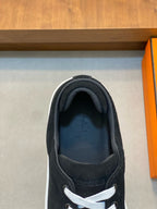 Hermès Kiddy Lace-Up Sneakers - Black