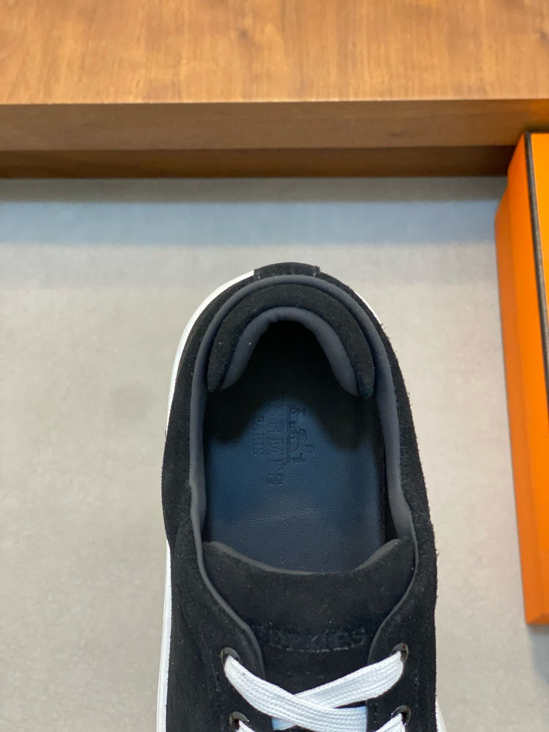 Hermès Kiddy Lace-Up Sneakers - Black