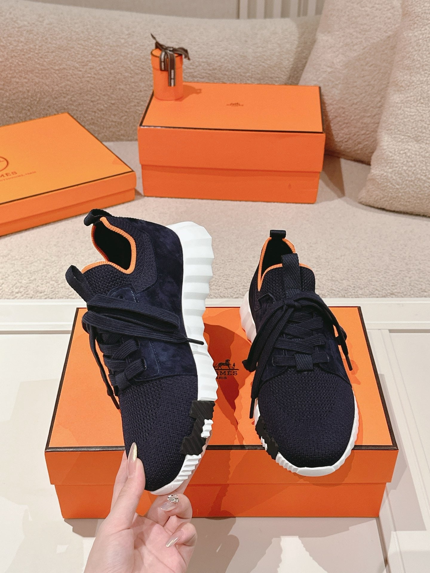 Hermès Depart Slip-On Sneaker - Noir