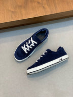 Hermès Kiddy Lace-Up Sneakers - Navy Blue