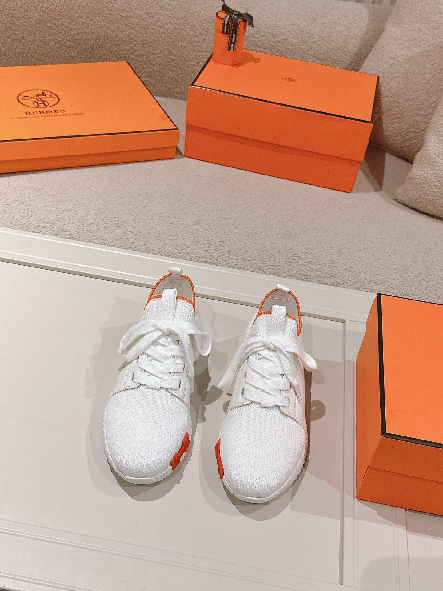 Hermès Depart Slip-On Sneaker - Blanc