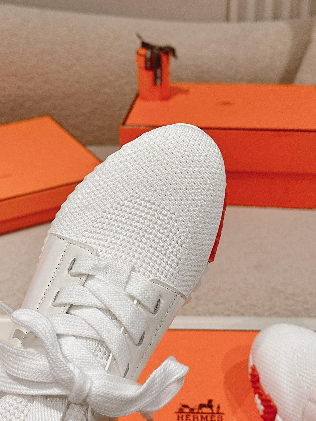 Hermès Depart Slip-On Sneaker - Blanc