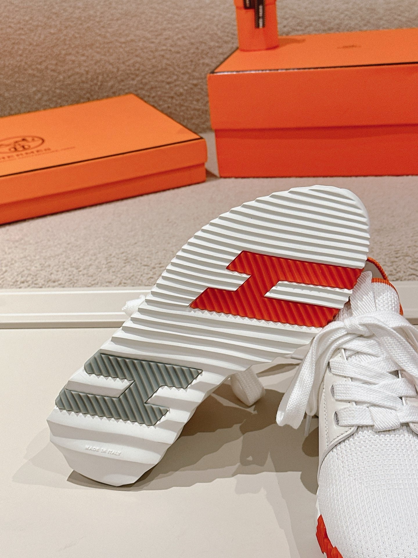 Hermès Depart Slip-On Sneaker - Blanc