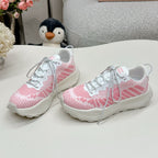 Miu Miu Technical Fabric Sneakers - Pink