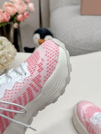 Miu Miu Technical Fabric Sneakers - Pink