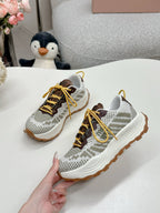 Miu Miu Technical Fabric Sneakers - Ivy Green