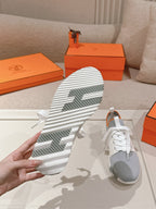 Hermès Depart Slip-On Sneaker - Gris Fumée