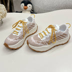 Miu Miu Technical Fabric Sneakers - Mustard