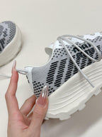 Miu Miu Technical Fabric Sneakers - Charcoal