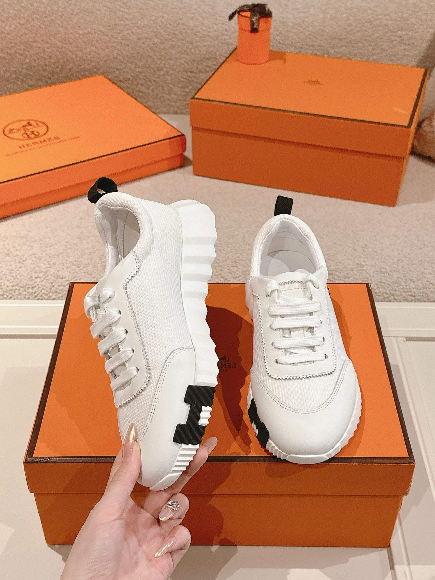 Hermès Bouncing Sneaker - Blanc