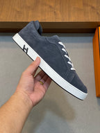 Hermès Kiddy Lace-Up Sneakers - Grey