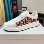 Dior Oblique Sneaker - Bordeaux/White