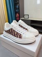 Dior Oblique Sneaker - Bordeaux/White
