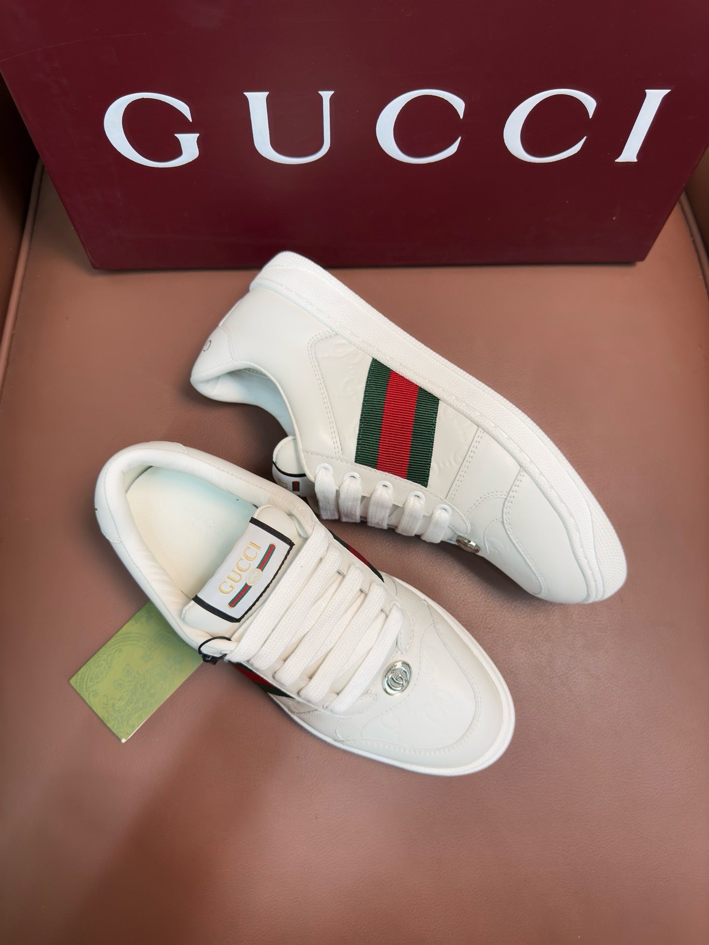 Gucci Screener Low-Top Sneakers