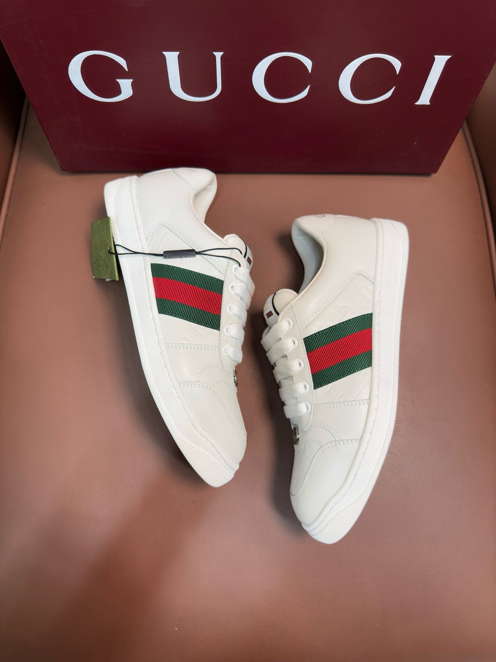 Gucci Screener Low-Top Sneakers