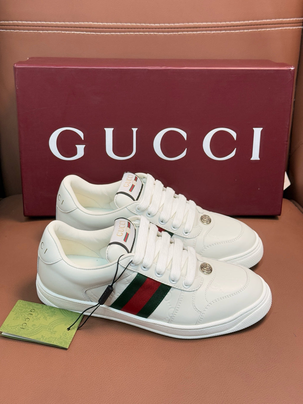 Gucci Screener Low-Top Sneakers