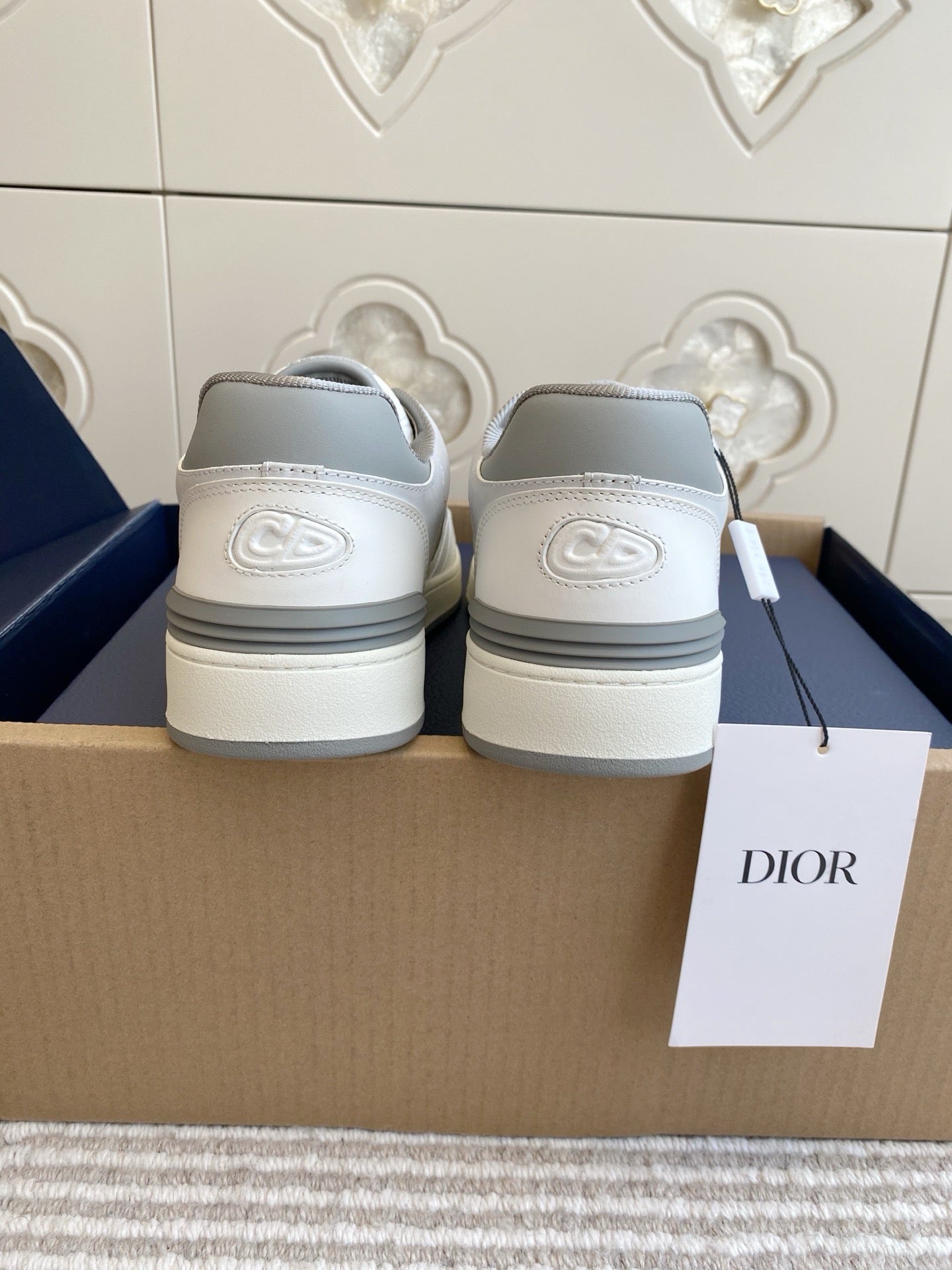Dior B57 Dribble Sneakers - Light Gray/White