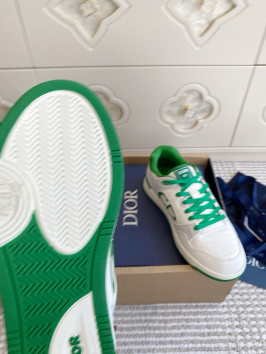Dior B57 Dribble Sneakers - Green/White