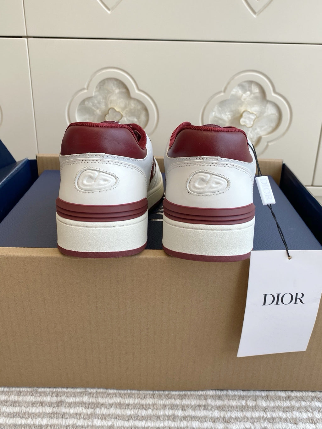 Dior B57 Dribble Sneakers - Red/White