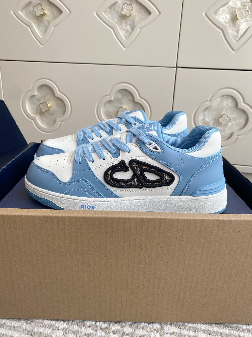 Dior B57 Dribble Sneakers - Light Blue/White