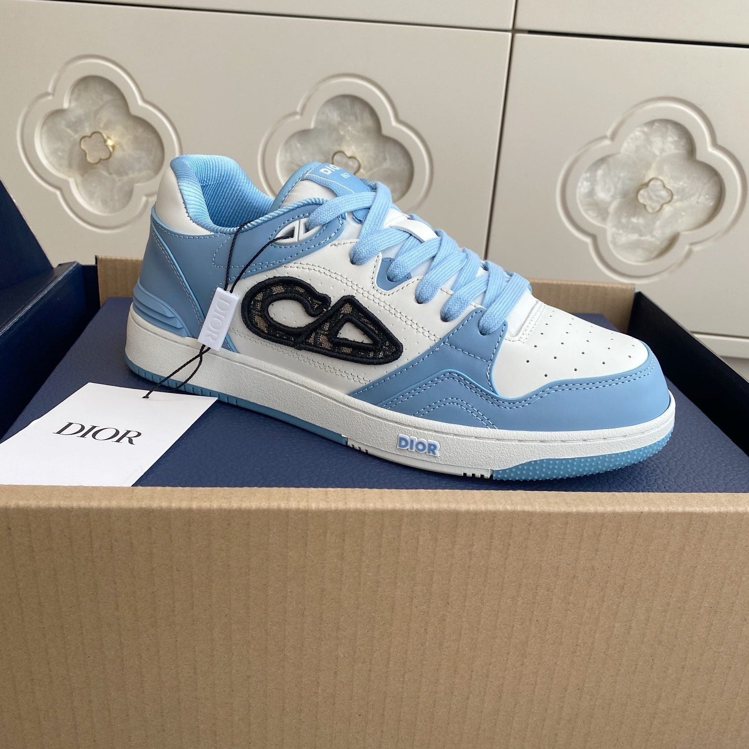 Dior B57 Dribble Sneakers - Light Blue/White