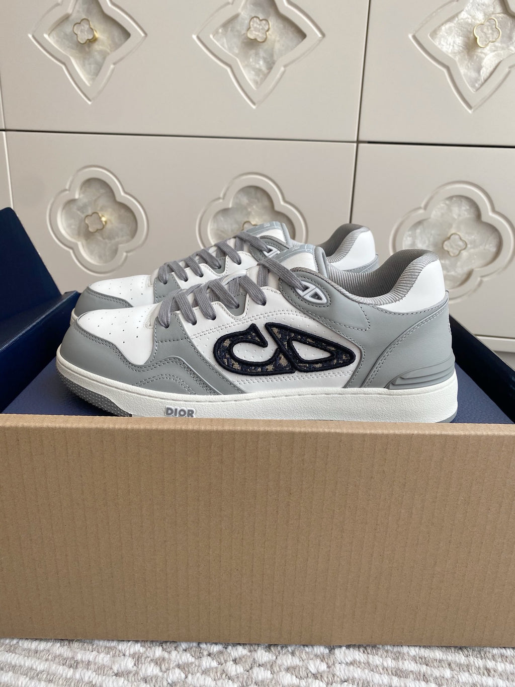 Dior B57 Dribble Sneakers - Gray/White