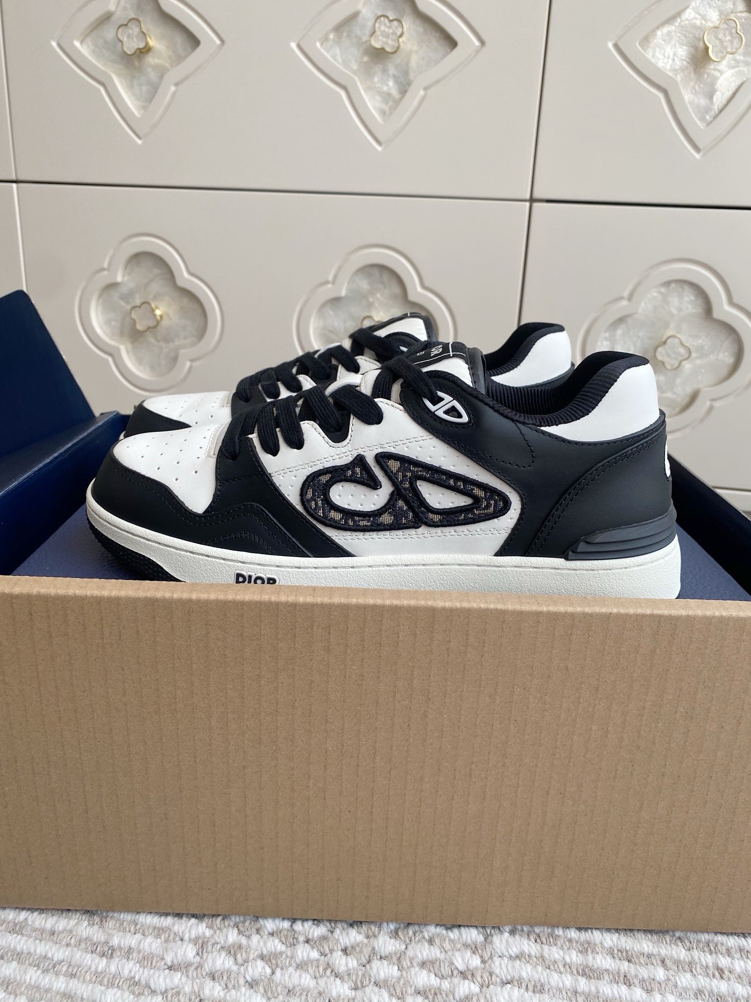 Dior B57 Dribble Sneakers - Black/White