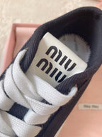MIU MIU Low Top Skateboard Shoes Black