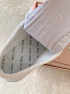 MIU MIU Low Top Skateboard Shoes White