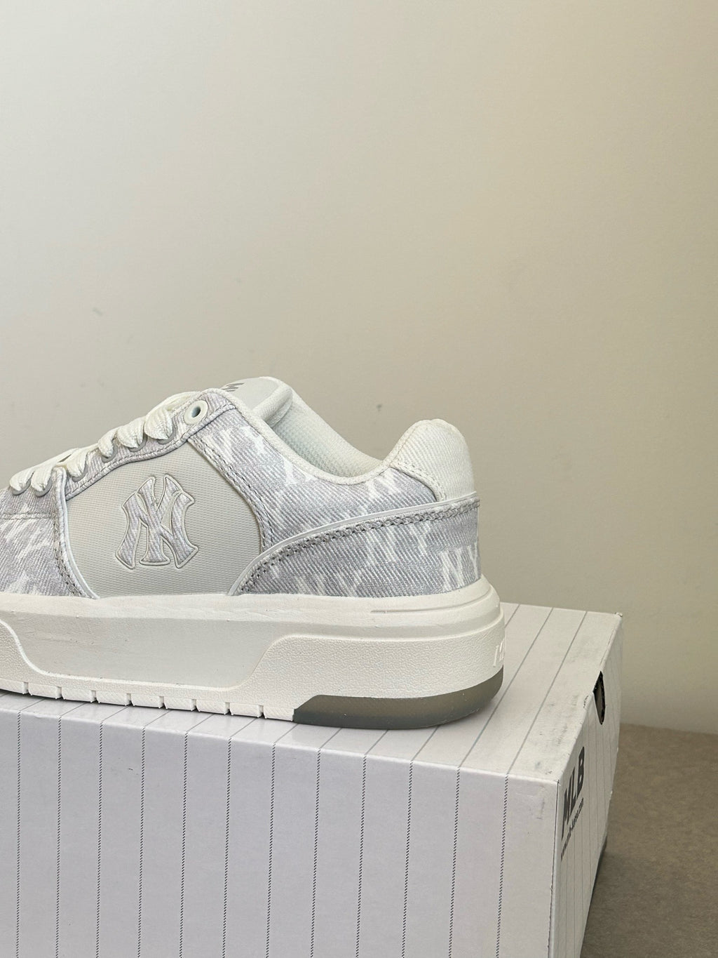 MLB Chunky Liner Denim Monogram Sl -Gray