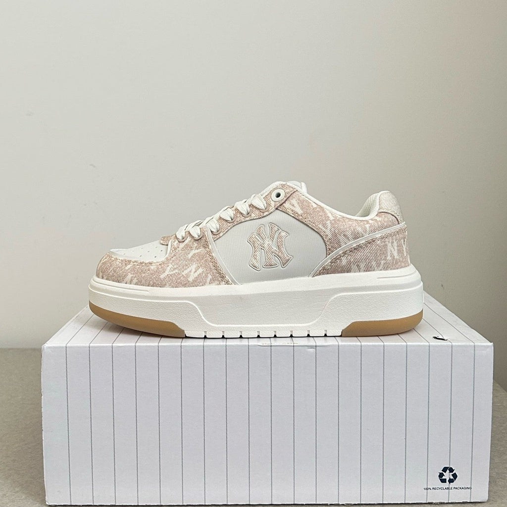 MLB Chunky Liner Denim Monogram Sl - Beige