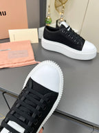 MIU MIU Denim sneakers Black