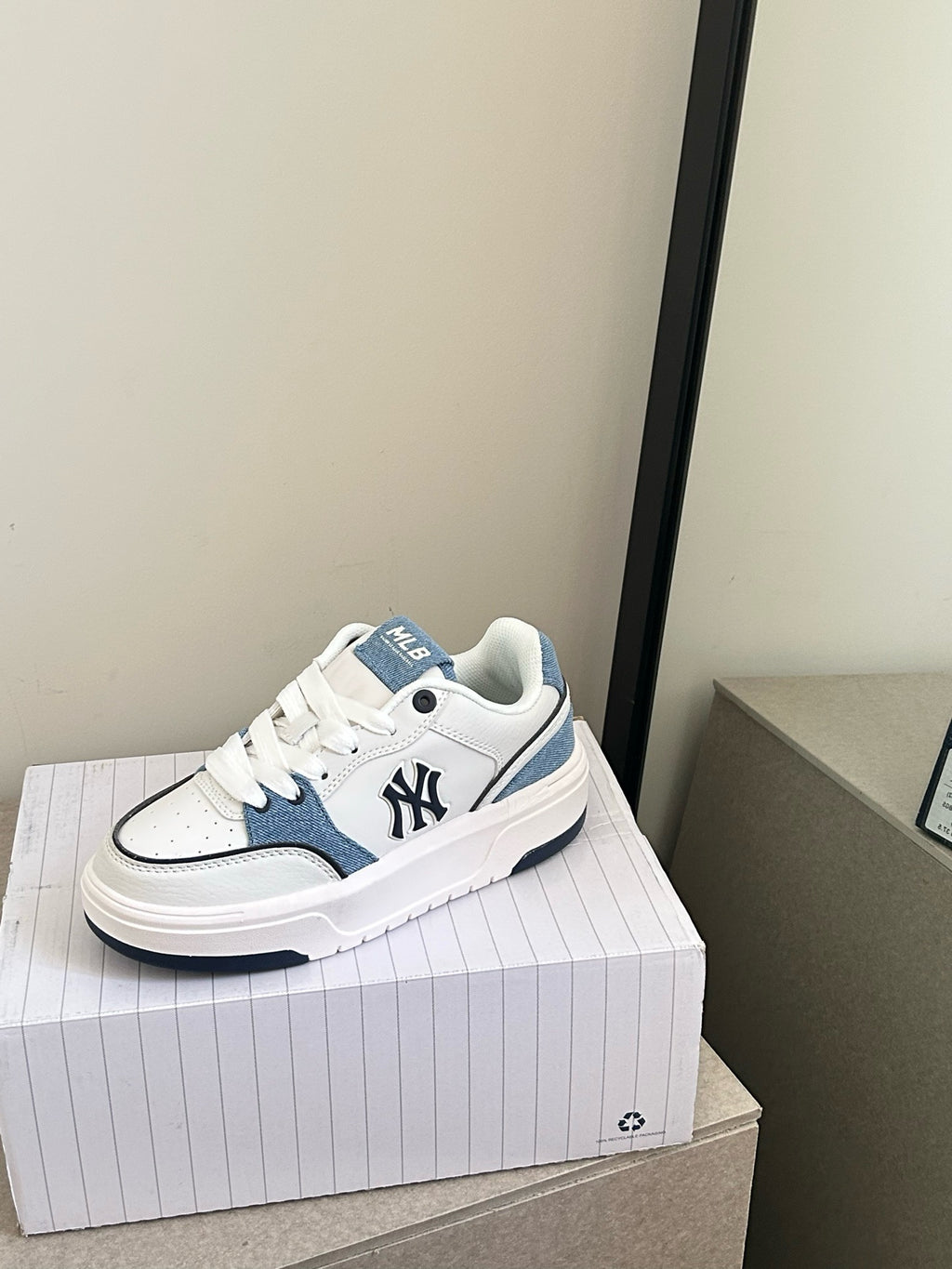 MLB Chunky Liner Denim Pocket - Navy Blue