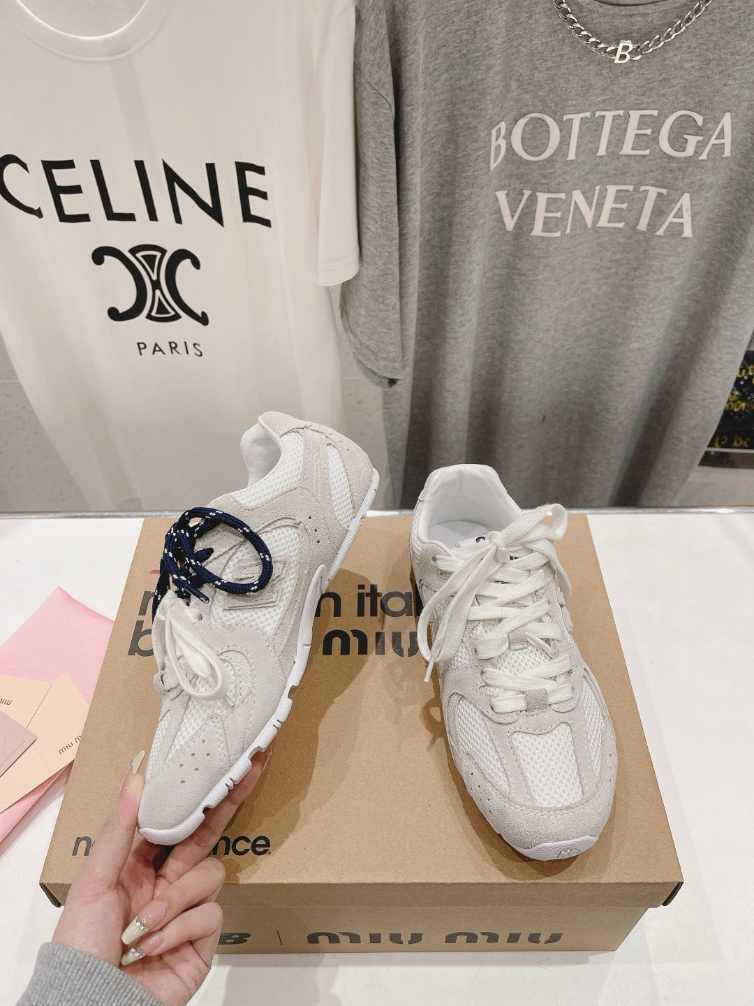 New Balance X Miu Miu 530 SL Sneakers - White