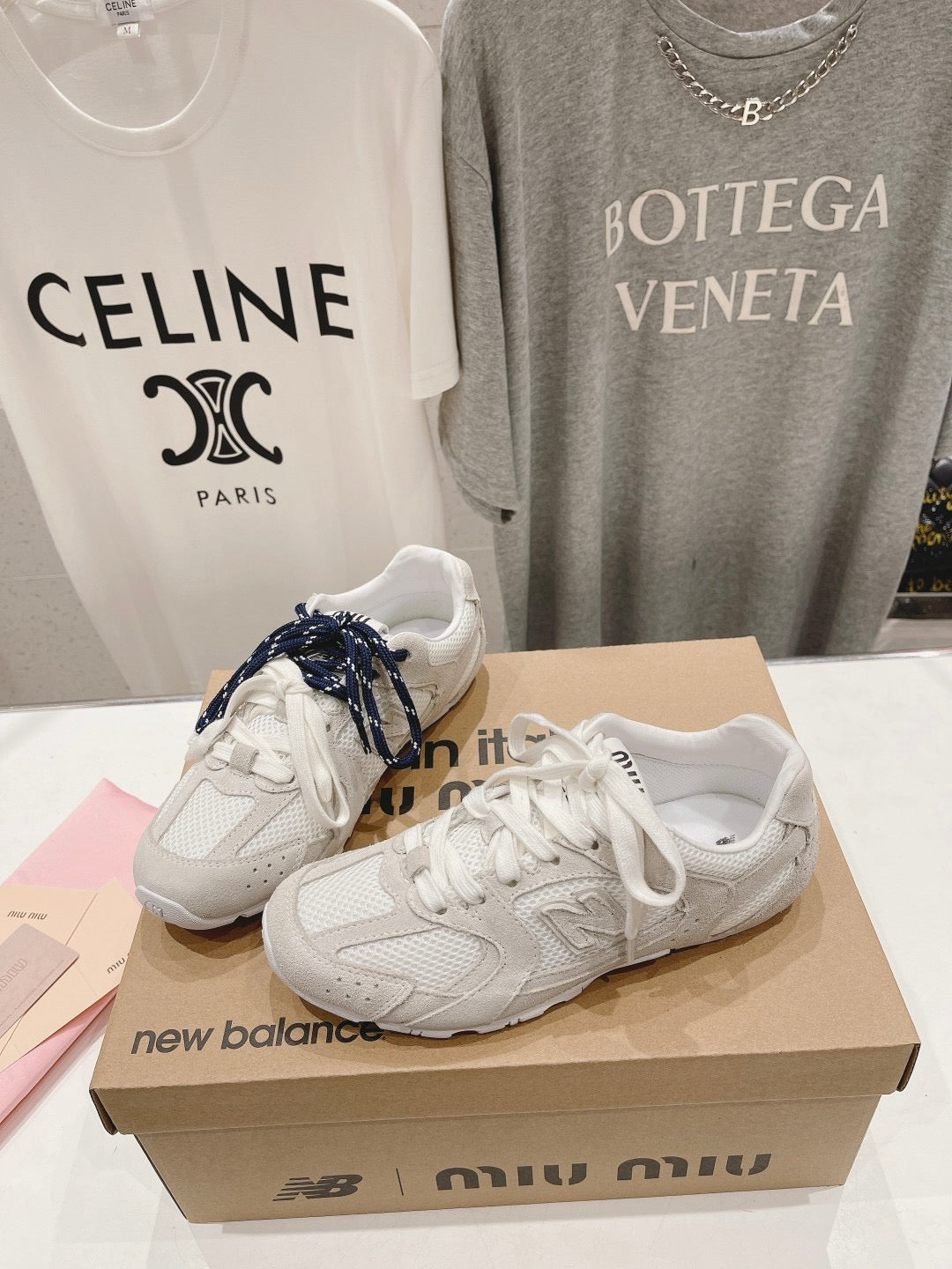 New Balance X Miu Miu 530 SL Sneakers - White