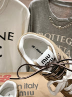 New Balance X Miu Miu 530 SL Sneakers - Ecru