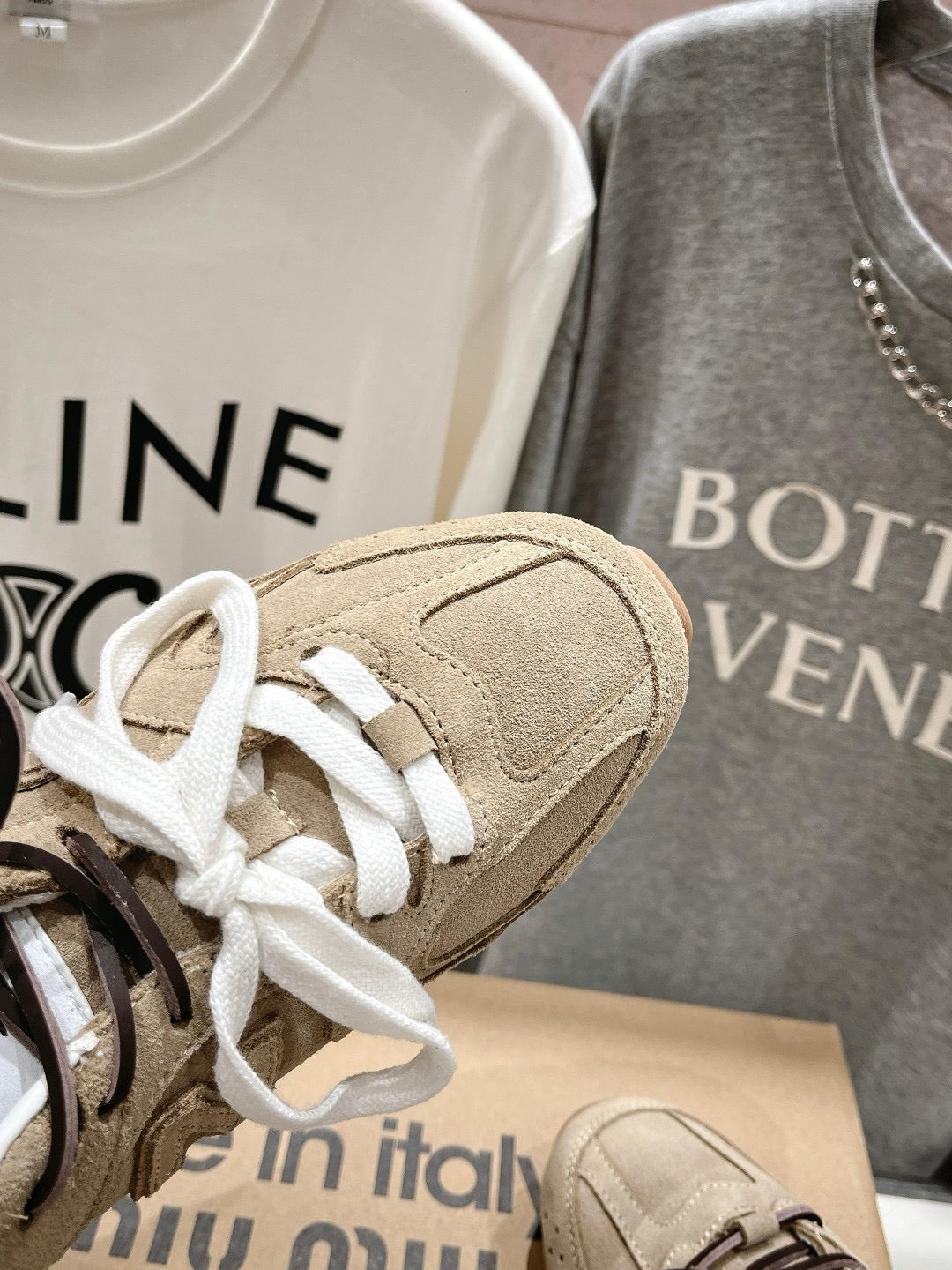 New Balance X Miu Miu 530 SL Sneakers - Ecru