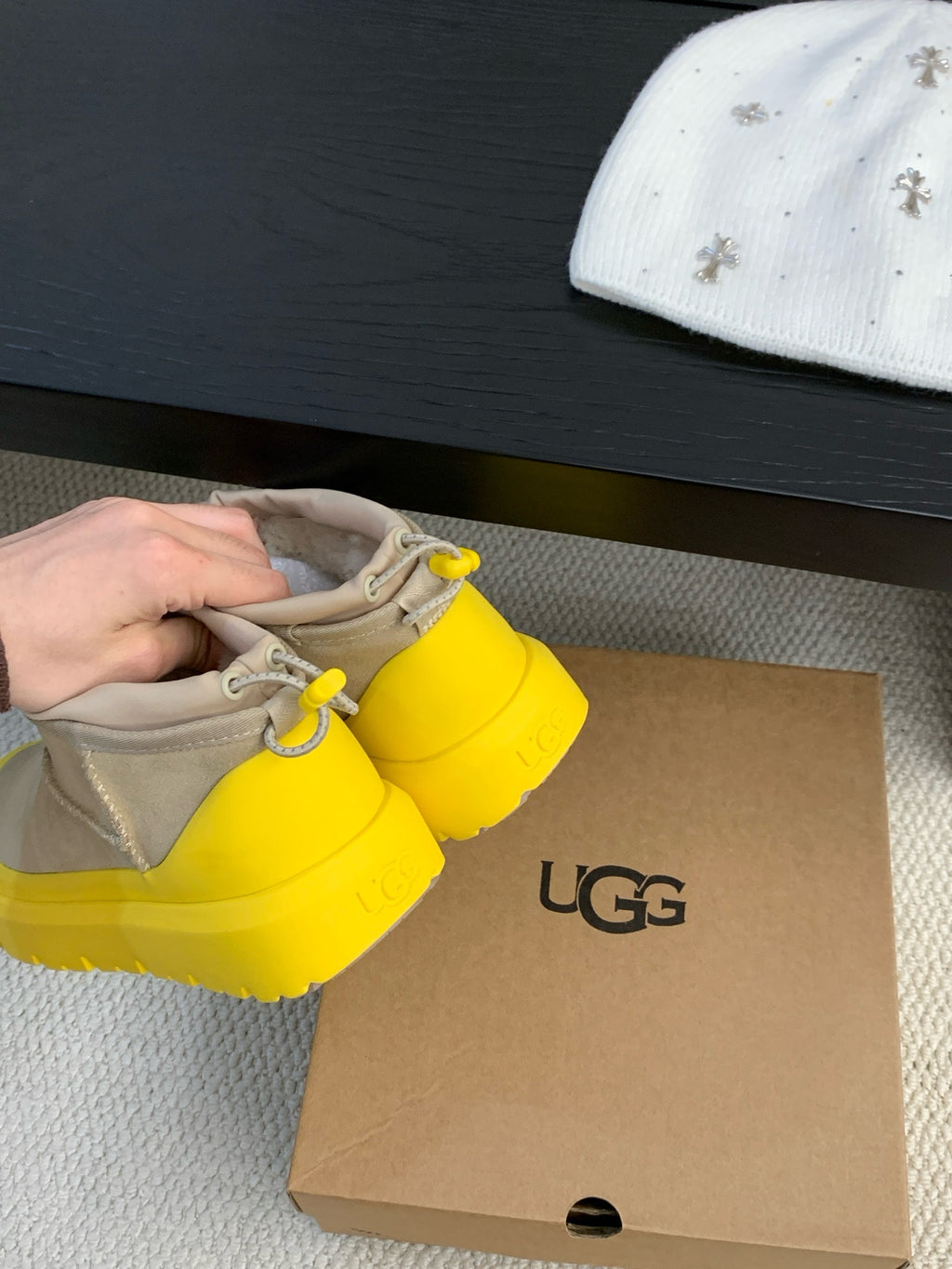 UGG Ultra Mini Weather Hybrid Boots - Mustard Seed/Summer Wheat