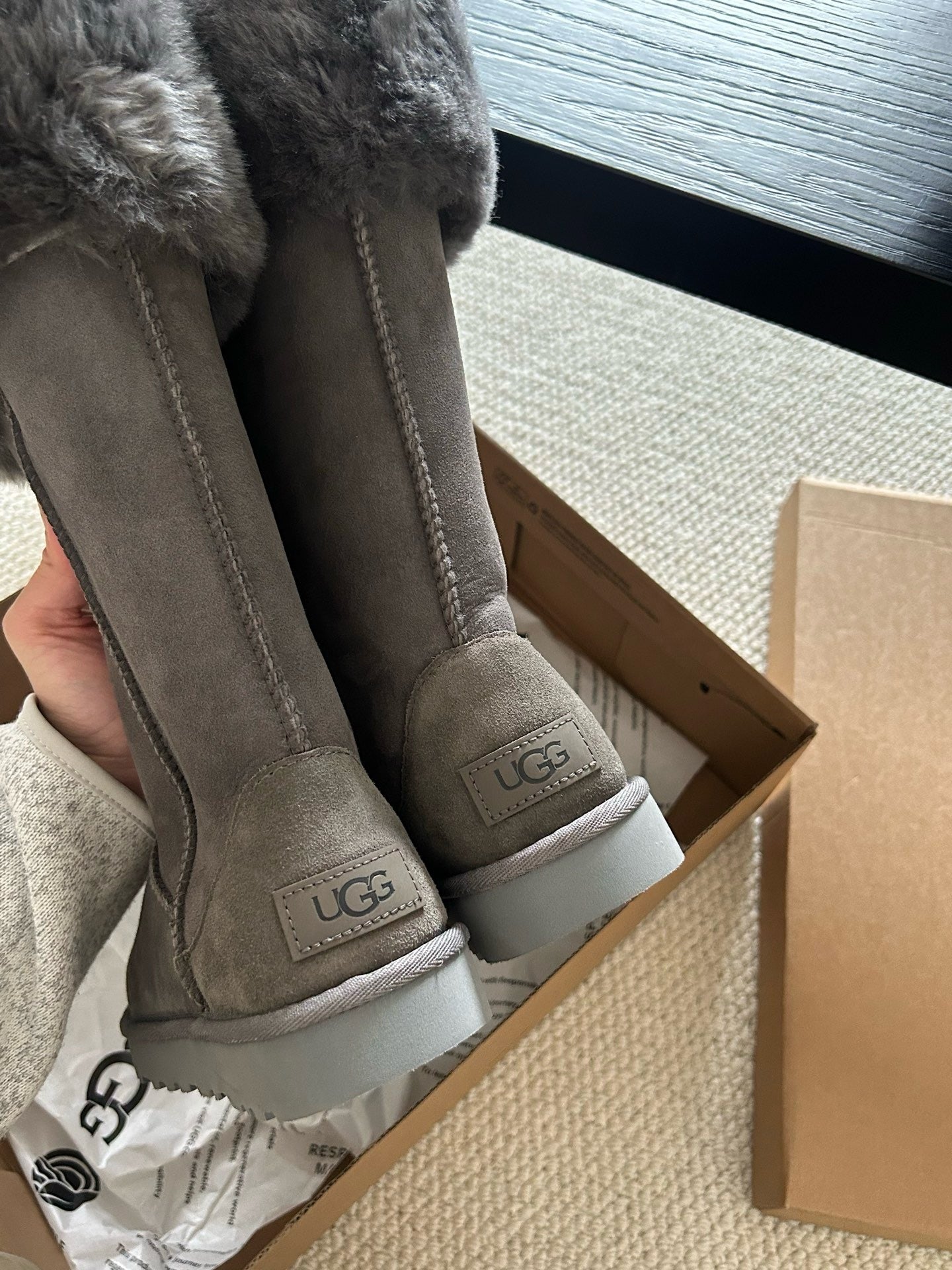 UGG Suhenny Tall Boots - Charcoal