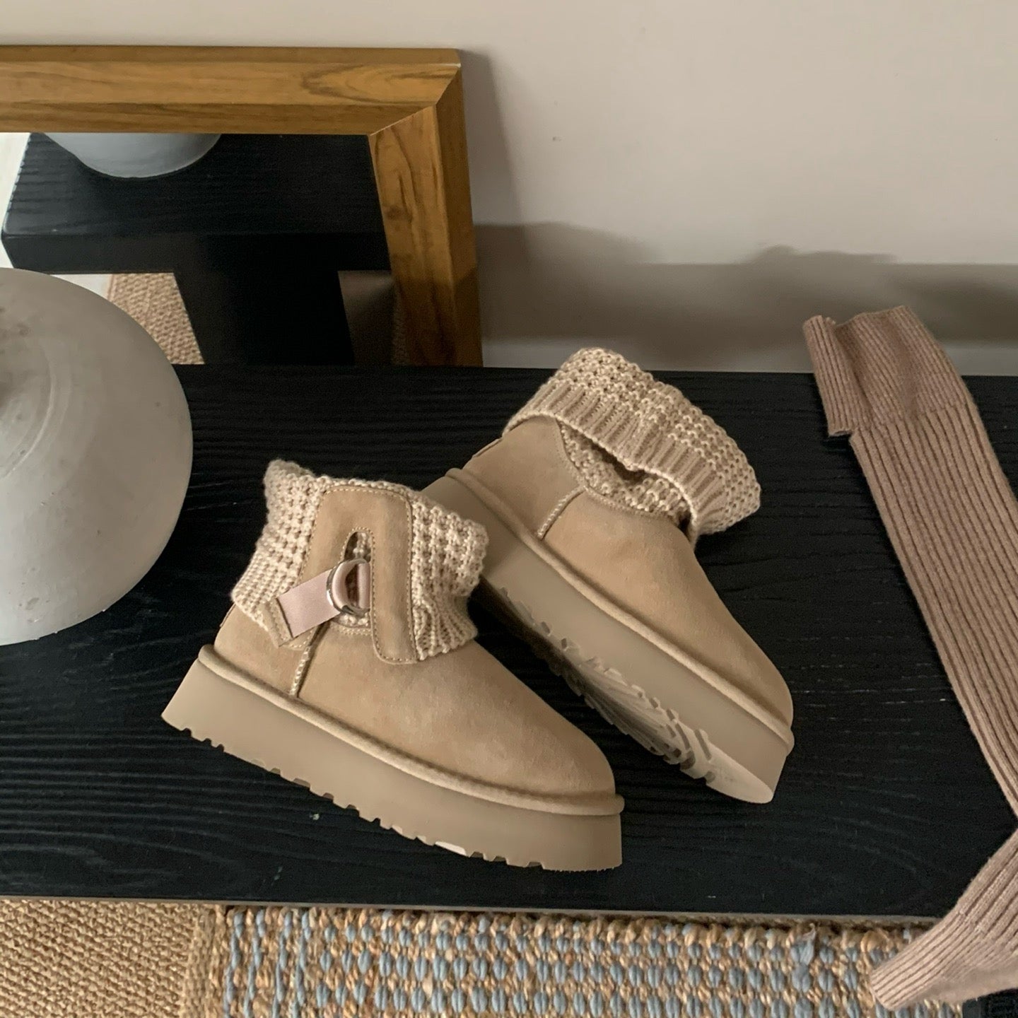 UGG Classic Solene Mini Boots - Sand