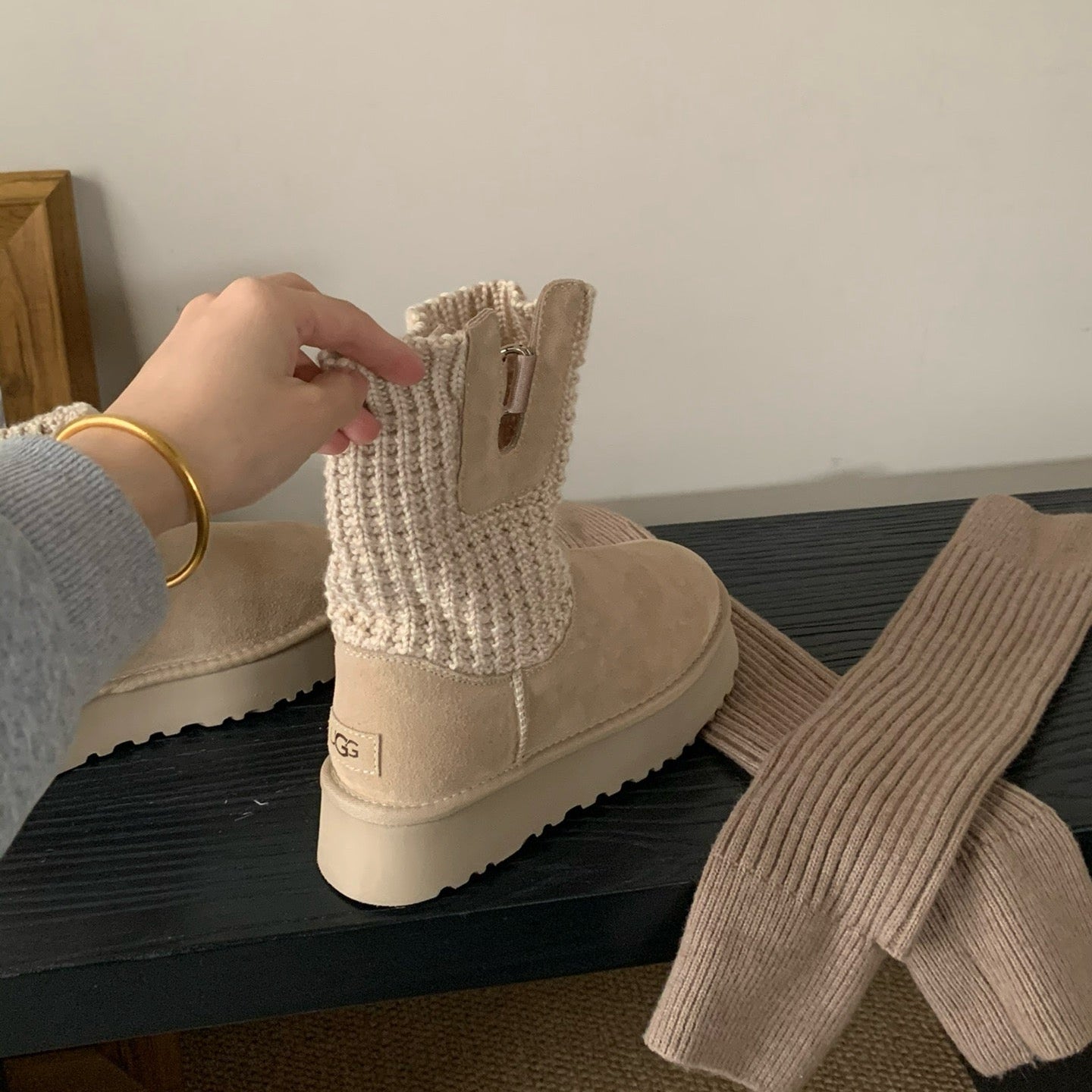 UGG Classic Solene Mini Boots - Sand