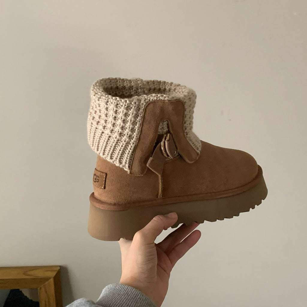 UGG Classic Solene Mini Boots - Chestnut