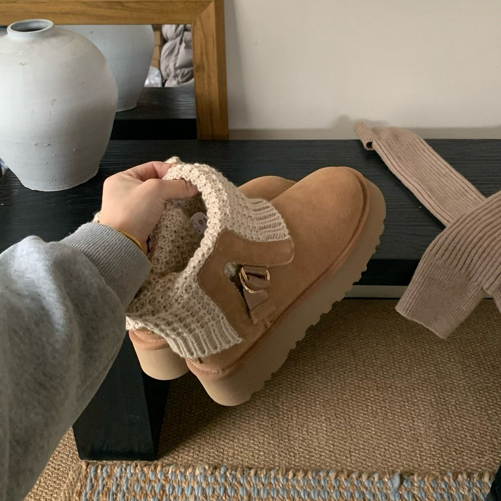 UGG Classic Solene Mini Boots - Chestnut