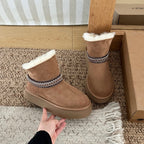 UGG Classic Mini Crescent Boots - Chestnut