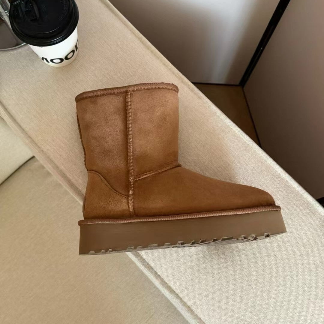 UGG Classic Short Platform Boots - Chestnut