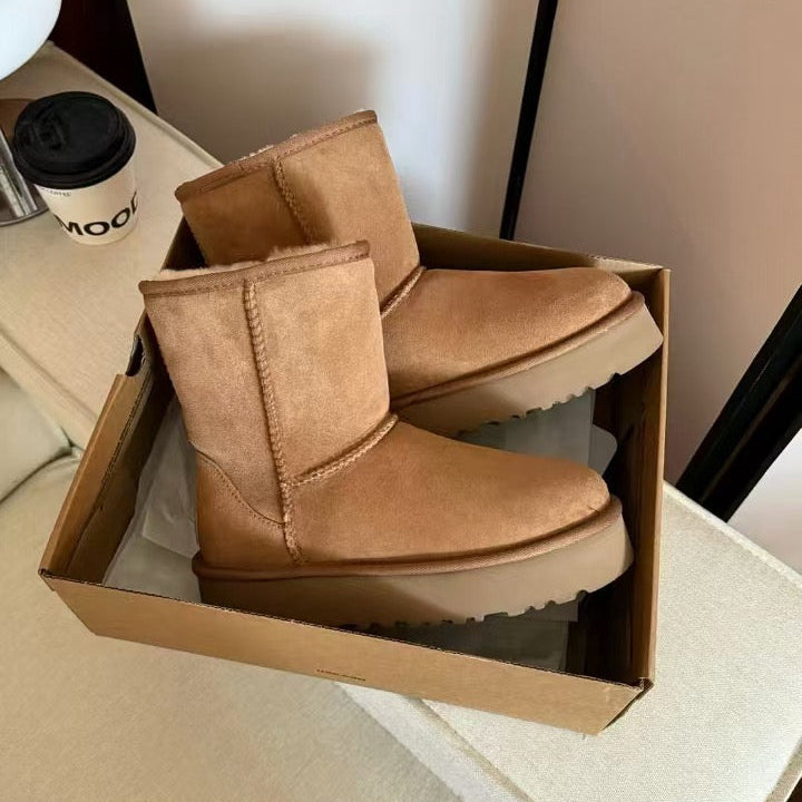 UGG Classic Short Platform Boots - Chestnut