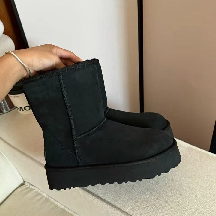 UGG Classic Short Platform Boots - Black