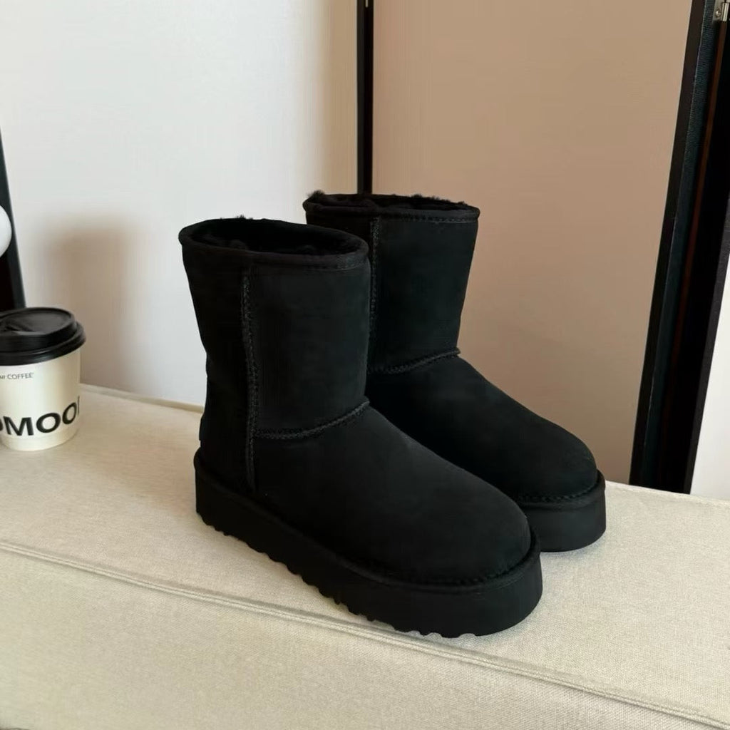 UGG Classic Short Platform Boots - Black
