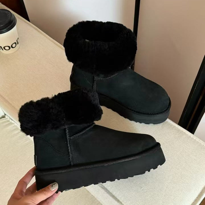 UGG Classic Short Platform Boots - Black