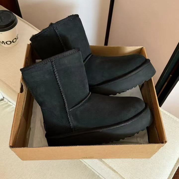 UGG Classic Short Platform Boots - Black